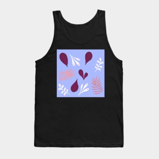 Winter leaf and ferns. Tank Top